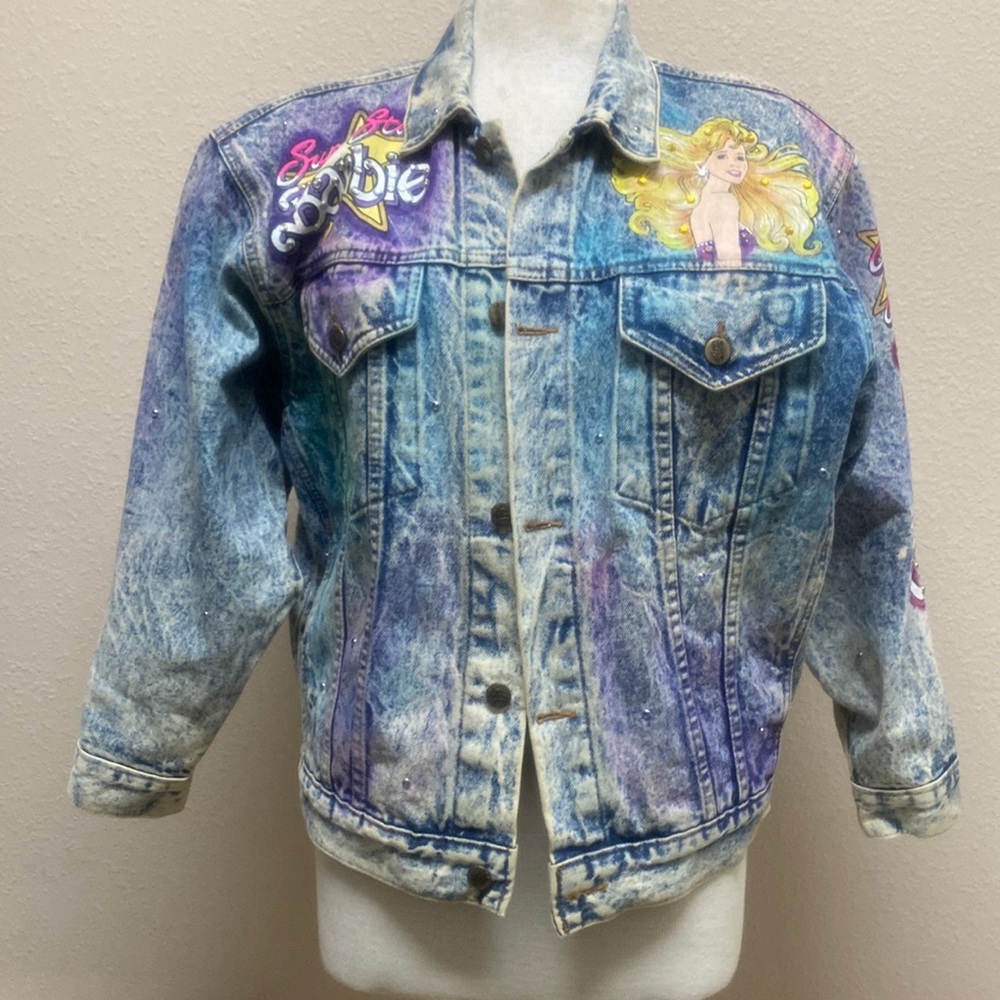 Vintage Collectable Super Star Barbie TONY ALAMO Denim Jacket